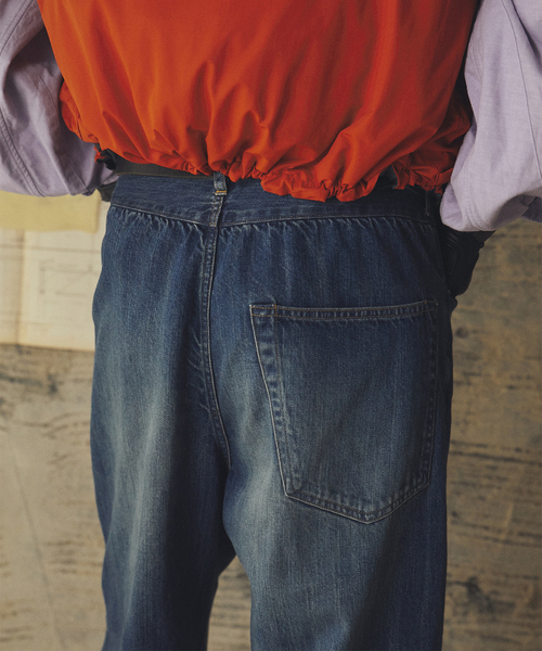 refomed リフォメッド　ワークパンツ　ワイドパンツ　新品未使用 refomed / リフォメッド】RIGHT HANDED DENIM PANTS（デニムパンツ