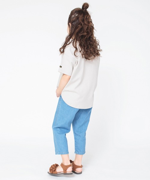 BRANSHES(ブランシェス)の「【WEB限定 / USAコットン】シンプル半袖Tシャツ(Tシャツ/カットソー・キッズ・ベージュ/アイボリー/ライトグリーン/ピンクベージュ・110/100/130/150/140/120)」の18枚目の写真