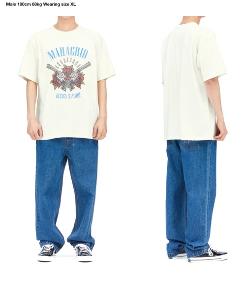 【mahagrid】23SS★ FLOWER PISTOL TEE mahagrid】23SS☆ FLOWER PISTOL TEE (mahagrid/Tシャツ