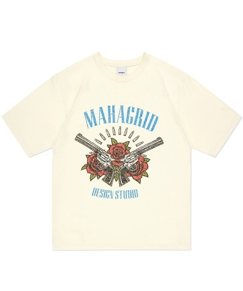 【mahagrid】23SS★ FLOWER PISTOL TEE mahagrid/マハグリッド』FLOWER PISTOL TEE/フラワーピストル