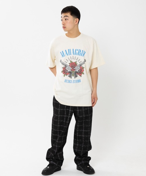 mahagrid/マハグリッド』FLOWER PISTOL TEE/フラワーピストル