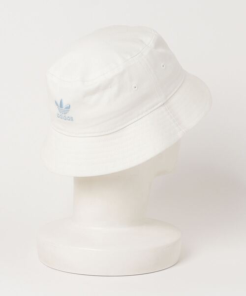 adidas（アディダス）の「トレフォイル モノグラム バケットハット / アディダスオリジナルス adidas Originals（ハット・キッズ・ホワイト・SMALL/LARGE/MEDIUM）」の5枚目の写真