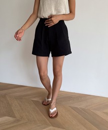 CANAL JEAN | smileyranna コットンタックショートパンツ(その他パンツ)