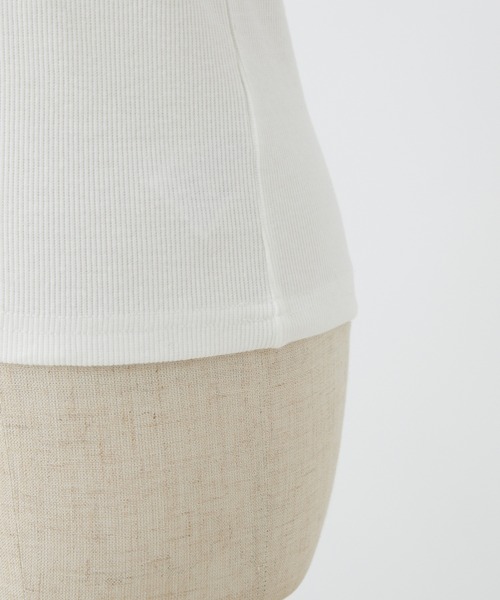 one after another NICE CLAUP（ワンアフターアナザーナイスクラップ）の「カップ付き/肩ひも2way/シンプルブラトップ（キャミソール・レディース・ブラック/オフホワイト/ピンク・FREE）」の9枚目の写真