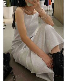 EVRIS | リブキャミソールロングワンピース(ワンピース)