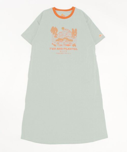 Samansa Mos2（サマンサ モスモス）の「【KELTY×SamansaMos2】シカプリントワンピース（ワンピース・レディース・ミント/クリーム・ﾌﾘ-）」の5枚目の写真