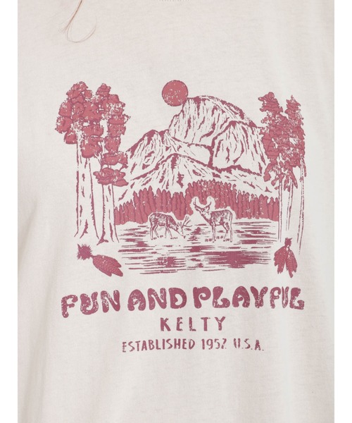 Samansa Mos2（サマンサ モスモス）の「【KELTY×SamansaMos2】シカプリントワンピース（ワンピース・レディース・ミント/クリーム・ﾌﾘ-）」の18枚目の写真