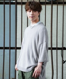 En serio TOKYO | リネンコットン ルーズシルエット サマーニット(Tシャツ/カットソー)
