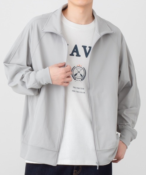セール】4WAYストレッチトラックジャケット（ジャージ）｜NAVY