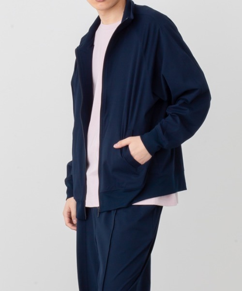 セール】4WAYストレッチトラックジャケット（ジャージ）｜NAVY