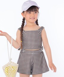 SHIPS KIDS:90～120cm / ギンガムチェック 3セット ビキニ