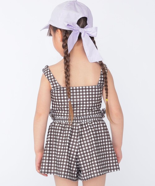 SHIPS（シップス）の「SHIPS KIDS:90～120cm / ギンガムチェック 3セット ビキニ（水着・キッズ・ブラウン系・90/100/110/120）」の14枚目の写真