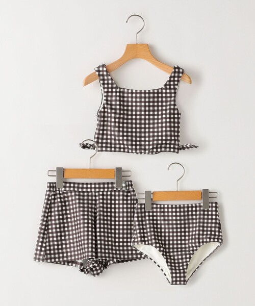 SHIPS（シップス）の「SHIPS KIDS:90～120cm / ギンガムチェック 3セット ビキニ（水着・キッズ・ブラウン系・90/100/110/120）」の18枚目の写真