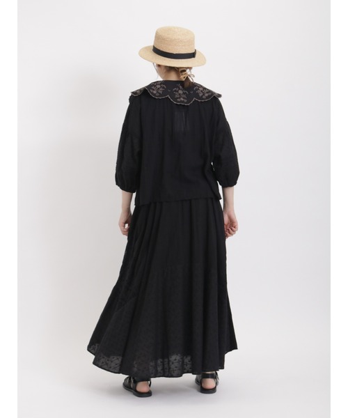 Samansa Mos2（サマンサ モスモス）の「パッチワークレースブラウス（シャツ/ブラウス・レディース・オフホワイト/ピンク/ブラック・F）」の19枚目の写真