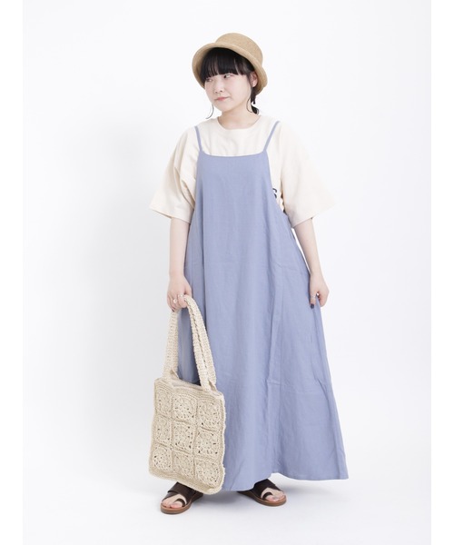 Samansa Mos2（サマンサ モスモス）の「ペーパークロシェトートバッグ（ハンドバッグ・レディース・オフホワイト/ベージュ・ﾌﾘ-）」の3枚目の写真