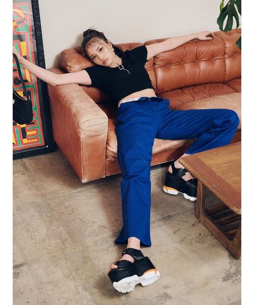 EVRIS（エヴリス）の「【10周年記念】プラットフォームスニーカーサンダル（サンダル・レディース・ホワイト/ブラック・SMALL/MEDIUM/LARGE）」の6枚目の写真