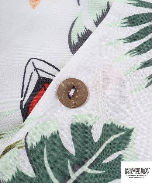 PEANUTS(ピーナッツ)の「PEANUTS スヌーピー 親子で着れる キッズ アロハ シャツ(シャツ/ブラウス・キッズ・ネイビー/ホワイト/イエロー/ブラック/ホワイト系その他/モカ・110/120/130/140)」の10枚目の写真