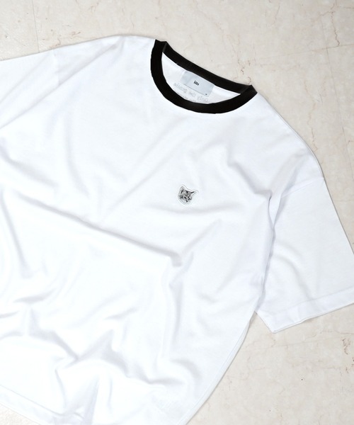 ILL'S(イルズ)の「ビッグシルエット いぬ / ねこ 動物ワンポイント刺繍Tシャツ カットソー ユニセックス【ILL'S】(Tシャツ/カットソー・メンズ・ブラック/ホワイト/ホワイト系その他/グレー系その他/グリーン/ホワイト系1/ホワイト系2/ホワイト系3/ホワイト系4/ブラック系1/グレー系1/ホワイト系その他2/ホワイト系その他3/ブラック系その他2/グレー系その他3/ベージュ系その他3/グリーン系その他2/ベージュ系その他・M/L/S)」の21枚目の写真