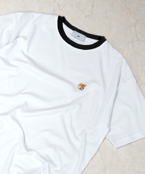 ILL'S(イルズ)の「ビッグシルエット いぬ / ねこ 動物ワンポイント刺繍Tシャツ カットソー ユニセックス【ILL'S】(Tシャツ/カットソー・メンズ・ブラック/ホワイト/ホワイト系その他/グレー系その他/グリーン/ホワイト系1/ホワイト系2/ホワイト系3/ホワイト系4/ブラック系1/グレー系1/ホワイト系その他2/ホワイト系その他3/ブラック系その他2/グレー系その他3/ベージュ系その他3/グリーン系その他2/ベージュ系その他・M/L/S)」の19枚目の写真