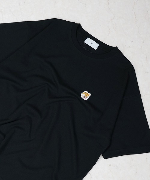 ILL'S(イルズ)の「ビッグシルエット いぬ / ねこ 動物ワンポイント刺繍Tシャツ カットソー ユニセックス【ILL'S】(Tシャツ/カットソー・メンズ・ブラック/ホワイト/ホワイト系その他/グレー系その他/グリーン/ホワイト系1/ホワイト系2/ホワイト系3/ホワイト系4/ブラック系1/グレー系1/ホワイト系その他2/ホワイト系その他3/ブラック系その他2/グレー系その他3/ベージュ系その他3/グリーン系その他2/ベージュ系その他・M/L/S)」の22枚目の写真