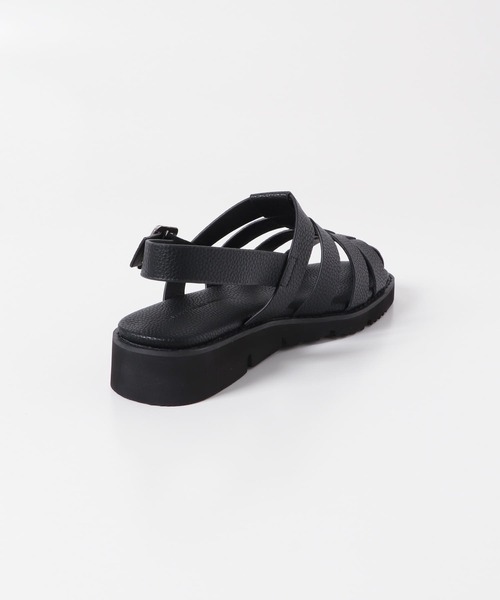 URBAN RESEARCH DOORS(アーバンリサーチドアーズ)の「コンフォートグルカサンダル(サンダル・レディース・ブラック/アイボリー・36/37/38)」の13枚目の写真