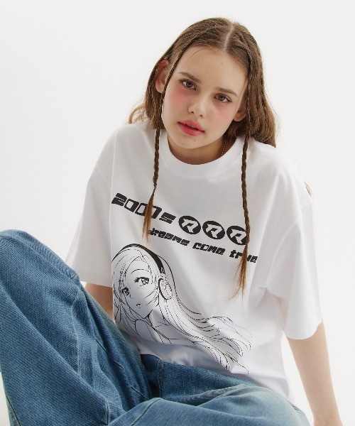 【riAndco】23SS★ Zuri Tee セール】【riandco 】Zuri Tシャツ / Zuri Tee White（Tシャツ