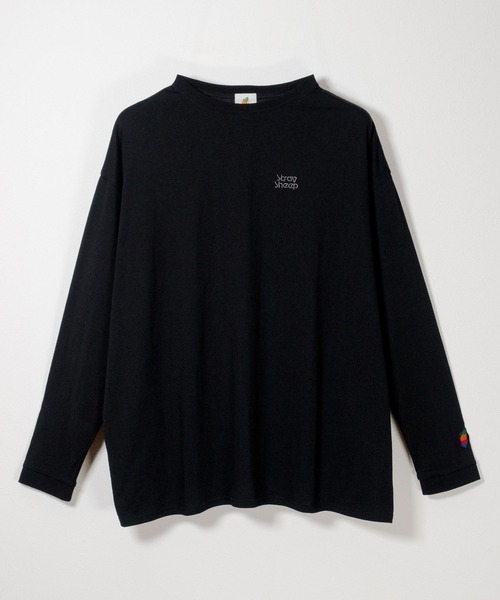 STRAY SHEEP（ストレイシープ）の「[STRAY SHEEP]ミニロゴ・ロングスリーブTee（Tシャツ/カットソー・メンズ・ブラック/ホワイト・MEDIUM/LARGE）」の14枚目の写真