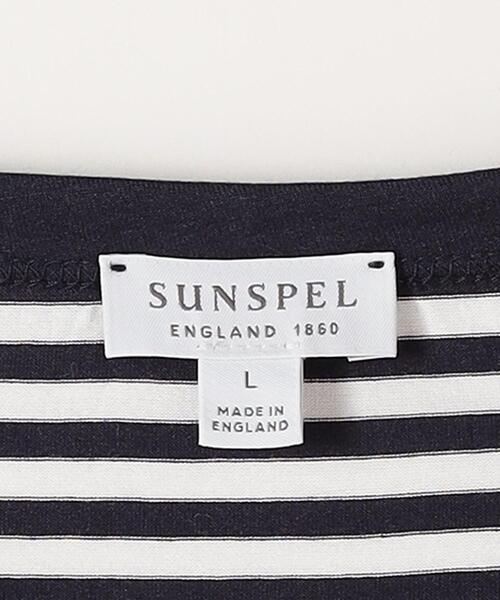 Steven Alan×Sunspel oversized border Tee Steven Alan×Sunspel oversized border Tee - メルカリ