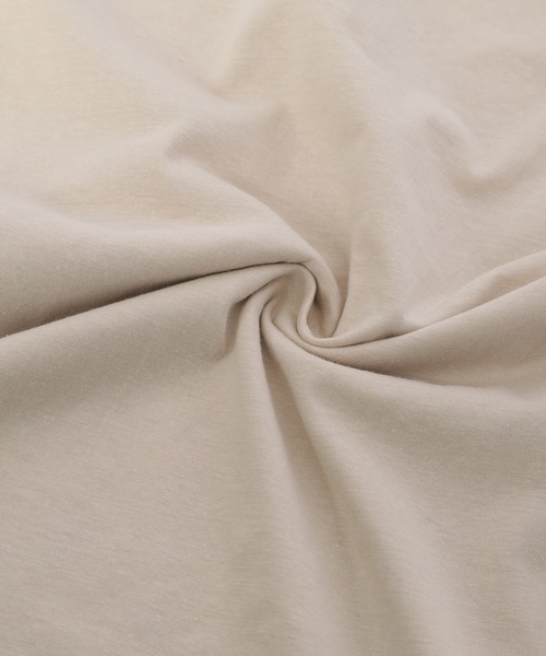 fifth（フィフス）の「フレンチスリーブプリントTシャツ（Tシャツ/カットソー・レディース・ベージュ/ホワイト/チャコールグレー・M）」の11枚目の写真