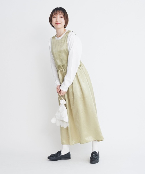 I am I in fact...(アイアムアイインファクト)の「●キキレース 巾着ショルダーバッグ(ハンドバッグ・レディース・ホワイト/ブラック/ピンク・FREE)」の11枚目の写真