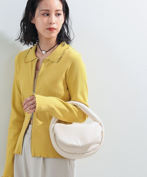 Ray BEAMS(レイビームス)の「Ray BEAMS / Puffer BAG(ハンドバッグ・レディース・オフホワイト/ブラック・ONE SIZE)」の4枚目の写真