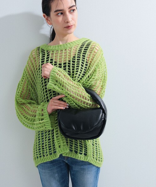 Ray BEAMS(レイビームス)の「Ray BEAMS / Puffer BAG(ハンドバッグ・レディース・オフホワイト/ブラック・ONE SIZE)」の8枚目の写真
