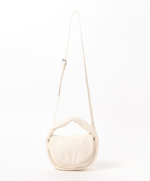 Ray BEAMS(レイビームス)の「Ray BEAMS / Puffer BAG(ハンドバッグ・レディース・オフホワイト/ブラック・ONE SIZE)」の12枚目の写真