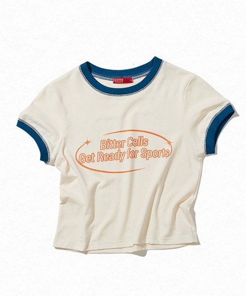 BITTER CELLS(ビターセルズ)の「BITTER CELLS/スターリングT 2908322(Tシャツ/カットソー・レディース・クリーム/アイボリー/グレー・FREE)」の5枚目の写真