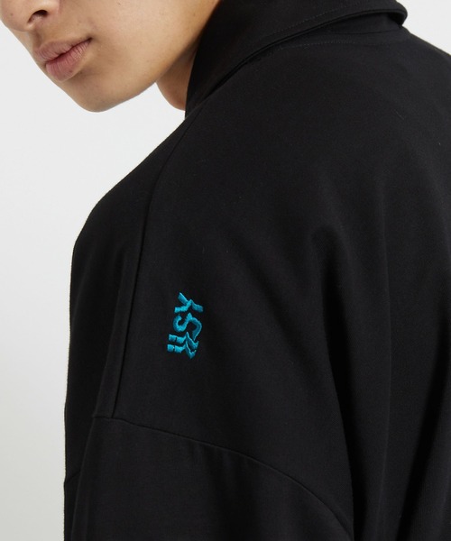 iisy(イージー)の「iisy / 襟付きハーフジッププルオーバー(Tシャツ/カットソー・メンズ・ホワイト/ブラック/チャコールグレー・M/S/L)」の8枚目の写真