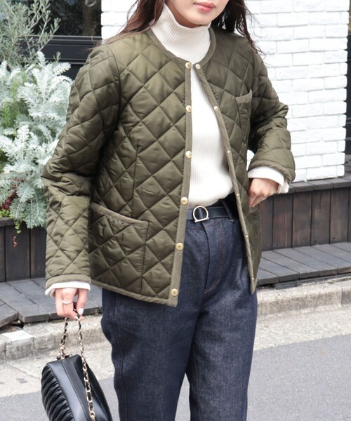 Traditional Weatherwear（トラディショナルウェザーウェア）の「【別注】【Traditional Weatherwear/トラディショナルウェザーウエア】ARKLEY（ブルゾン・レディース・ブラック/カーキ・36/34）」の21枚目の写真