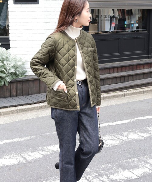 Traditional Weatherwear（トラディショナルウェザーウェア）の「【別注】【Traditional Weatherwear/トラディショナルウェザーウエア】ARKLEY（ブルゾン・レディース・ブラック/カーキ・36/34）」の13枚目の写真