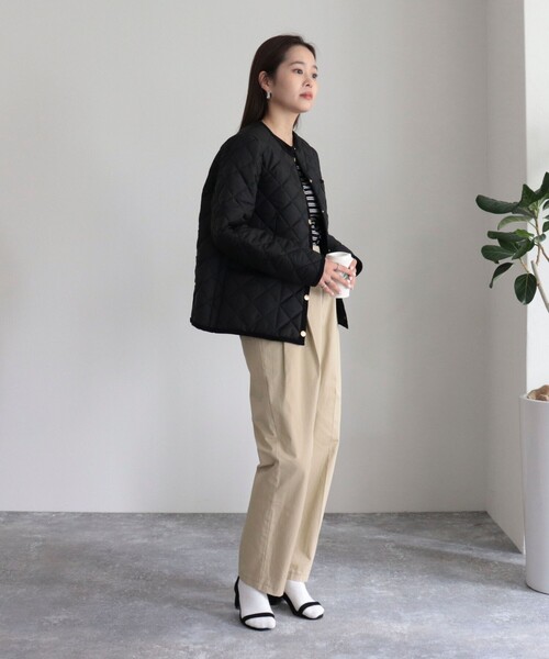 Traditional Weatherwear（トラディショナルウェザーウェア）の「【別注】【Traditional Weatherwear/トラディショナルウェザーウエア】ARKLEY（ブルゾン・レディース・ブラック/カーキ・36/34）」の9枚目の写真