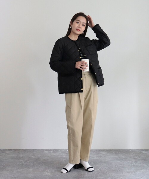 Traditional Weatherwear（トラディショナルウェザーウェア）の「【別注】【Traditional Weatherwear/トラディショナルウェザーウエア】ARKLEY（ブルゾン・レディース・ブラック/カーキ・36/34）」の14枚目の写真