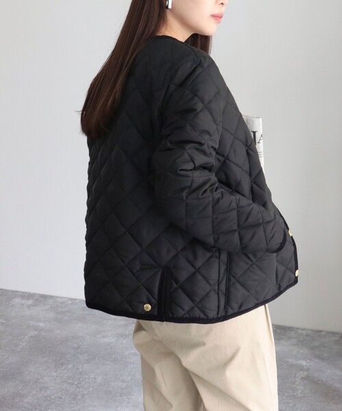 Traditional Weatherwear（トラディショナルウェザーウェア）の「【別注】【Traditional Weatherwear/トラディショナルウェザーウエア】ARKLEY（ブルゾン・レディース・ブラック/カーキ・36/34）」の10枚目の写真