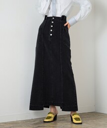 Ray BEAMS | Ray BEAMS / デニム キリカエ ロング スカート(デニムスカート)