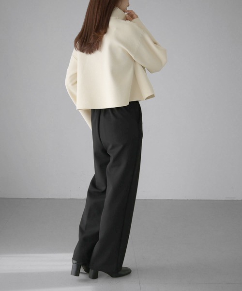 cheriella（シェリエラ）の「【cheriella】WEB限定　ショート丈フレアスリーブニット（ニット/セーター・レディース・アイボリー/ブラック/チェリーピンク/ブルー/グリーン・M）」の15枚目の写真