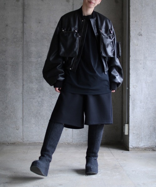G.V.G.V.(ジーヴィージーヴィー)の「DETACHABLE POCKET BLOUSON(ブルゾン・レディース・ブラック・36)」の9枚目の写真