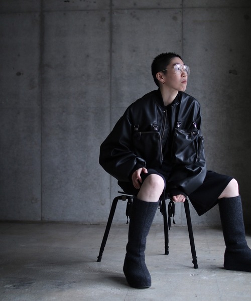 G.V.G.V.(ジーヴィージーヴィー)の「DETACHABLE POCKET BLOUSON(ブルゾン・レディース・ブラック・36)」の15枚目の写真
