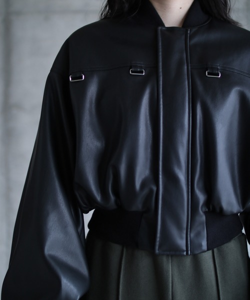 G.V.G.V.(ジーヴィージーヴィー)の「DETACHABLE POCKET BLOUSON(ブルゾン・レディース・ブラック・36)」の3枚目の写真