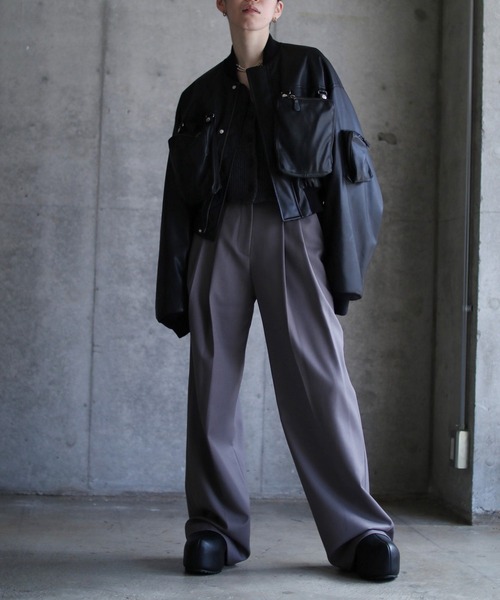 G.V.G.V.(ジーヴィージーヴィー)の「DETACHABLE POCKET BLOUSON(ブルゾン・レディース・ブラック・36)」の6枚目の写真