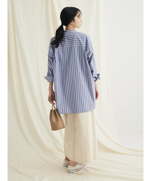 CRAFT STANDARD BOUTIQUE（クラフトスタンダードブティック）の「2WAYサロペットスカート（スカート・レディース・ブルー系その他/ナチュラル/ダークインディゴブルー・L/M）」の4枚目の写真