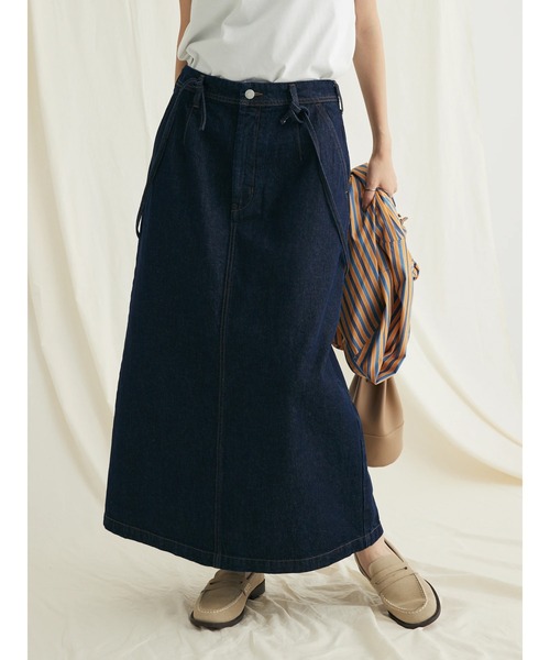 CRAFT STANDARD BOUTIQUE（クラフトスタンダードブティック）の「2WAYサロペットスカート（スカート・レディース・ブルー系その他/ナチュラル/ダークインディゴブルー・L/M）」の8枚目の写真