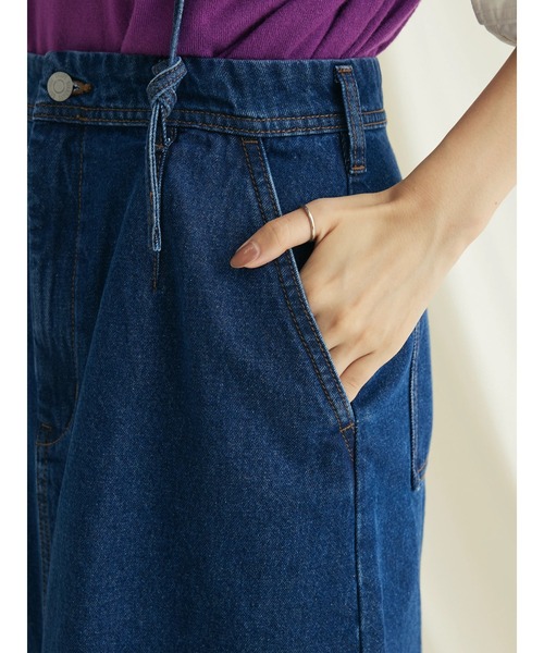 CRAFT STANDARD BOUTIQUE（クラフトスタンダードブティック）の「2WAYサロペットスカート（スカート・レディース・ブルー系その他/ナチュラル/ダークインディゴブルー・L/M）」の13枚目の写真