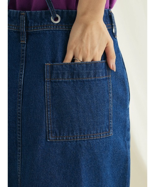 CRAFT STANDARD BOUTIQUE（クラフトスタンダードブティック）の「2WAYサロペットスカート（スカート・レディース・ブルー系その他/ナチュラル/ダークインディゴブルー・L/M）」の15枚目の写真